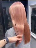 ミルクティーベージュダブルカラーインナーカラーハイライト
