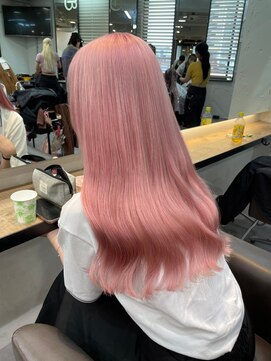 ベレーザ 渋谷(BELEZA) 9398ニュアンスカラーベビーピンクホワイトピンクワンホンヘア