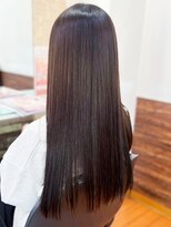 アークスヘアー&nbsp;★縮毛矯正ロング♪コスメストレート髪質改善ココアベージュ