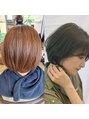 アイズ(I'z)&nbsp;赤み消しカラー×ショートボブ 　北習志野