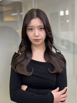 ソラ 広尾店(SORA) レイヤーカット/オリーブグレージュ/顔周りカット［広尾］