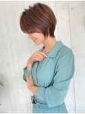 30代40代50代絶壁解消ひし形小顔前下がりショートボブ【ERIKA】