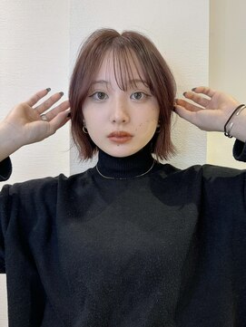 ロンドアベニール 北千住(Lond avenir) イメチェン外ハネボブ美髪ワイドバングミディアムレイヤーカット