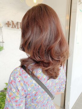 スナッグバイミュゼ(SNUG*musee) マロンブラウン/韓国風巻き/30代/40代/50代