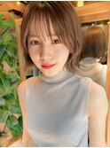 20代30代40代ナチュラルボブ顔周りボブ大人ショートボブ顔周り