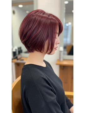 クロム(CHROM) ツヤ感ボブ20代30代40代髪質改善白髪染めトリートメント入間