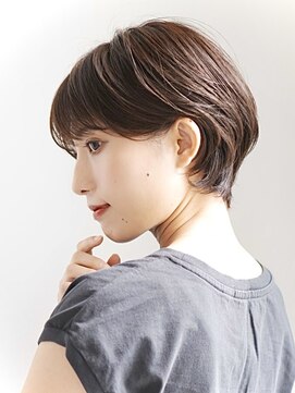 インセプション 銀座(INCEPTION) 切りっぱなしショート・ボブ/絶壁解消/前髪なし/20代/30代/面長