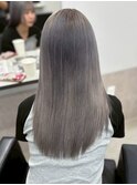 ハイトーン ブリーチ ミルクティーグレージュ 艶髪 10代20代