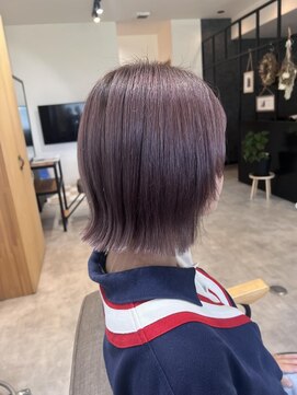 ライツ 富士店(ReiZ) ブリーチピンクアッシュ