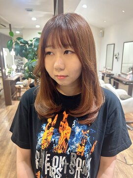 アンフール(am foule) オレンジブラウン