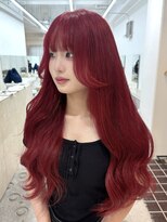 ニュート(Neut )&nbsp;ダークレッド/チェリーレッド/赤髪/ブリーチカラー/髪質改善