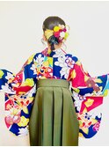 卒業式袴着付け&セット