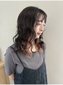 パーマ×インナーカラー