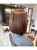 大人女性髪質改善カラー