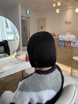 リアン 上尾店(Rien) 縮毛矯正×ぱつっとボブ
