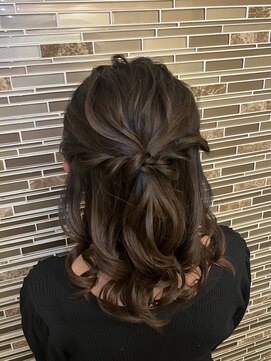 カインド 南青山(hair&make up KIND) ゆるふわミディアムハーフアップ