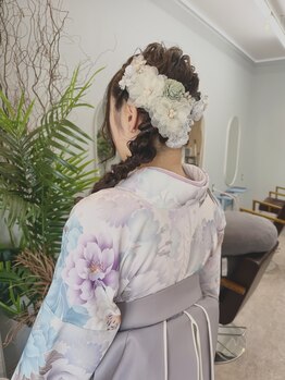 プラム(plum.)の写真/卒業式の袴とヘアセットはお任せ!早朝OK!特別な一日を一緒に作り上げましょう、ご相談ください!