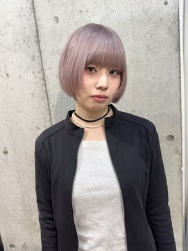 ラニヘアサロン(lani hair salon) ミルクティーカラー/ホワイトカラー/ブリーチ/レイヤーボブ