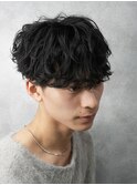 シャドウパーマ/フェザーパーマ/軽めマッシュ/ニュアンスパーマ