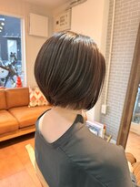 ノック(NOC.)&nbsp;顔まわり長めの美シルエットショートボブ　【善行　藤沢】