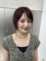 ザザ ZA/ZA 茗荷谷&nbsp;【夏の垢抜けNo.1】ボルドー×顔まわりカットが可愛い◎