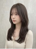 【Alaise】くすみミルクチョコブラウン×上品ロングレイヤー