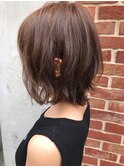 無造作くしゅっとボブ||大人イルミナカラー