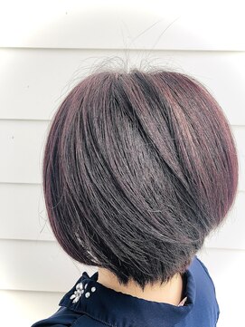 アプシー 三木店(Apsee) ショートボブ×トワイライトパープル/刈り上げボブ