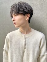韓国ヘアコンマバングサイドパートニュアンスワンカール