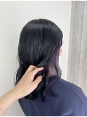 イヤリングカラー×パープルブルー【CIEL×maki】