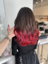 アライブ ハラジュク(ALIVE harajuku)&nbsp;ビビットレッドグラデーションカラー　ryota