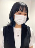 インナーカラーケアブリーチイヤリングカラーハイライトレイヤー