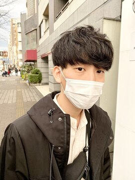 ベンジー 蔵前ii店(benji) メンズマッシュ×スパイラルパーマ　ツイスト/メンズパーマ/蔵前