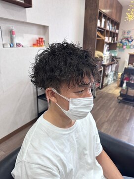 コジック ヘアアンドアイ(Cogic hair & eye) カジュアルメンズパーマ 刈り上げツイストスパイラル