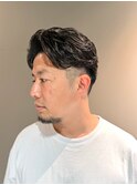 ツーブロック・ナチュラルパーマ