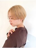 ハンサムショート/ブロンドショート/ハイトーンショート