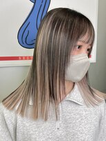 マックス フォー ヘアー(MAX FOR HAIR) 【デザインカット】ロングボブ×高めインナーカラー◎