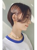 前髪長めショート