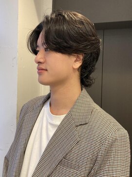 ペイジバイネオリーブ 吉祥寺店(Paige by Neolive) メンズミディアム/ナチュラルパーマ/センターパート