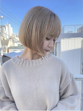 ロンドカスティーヨ 四日市(Lond castillo) 【futaba】ハイトーンボブ/切りっぱなしボブ