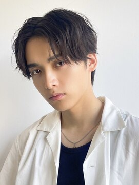 ツーダブルバイフィフス 西梅田店(WW.. by fifth) メンズパーマツイストスパイラルパーマセンターパート刈り上げ