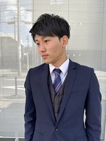 ヘアー アイス カンナ(HAIR ICI Canna)&nbsp;爽やかマットショート☆ビジネス刈り上げツーブロックブラック