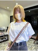 レイヤーカット×デザインカラー