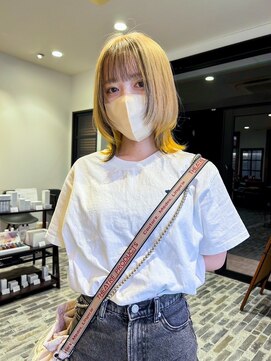 アンドファインヘアービューティー(AND FINE hair beauty) レイヤーカット×デザインカラー