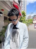 スパイキーショートナチュラルフェード