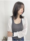 《shii../大黒》#シースルー#おくれ毛#グレージュ