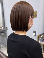 ドロシー 郡山桑野店(Dorothy)&nbsp;黒髪ボブルフネビージュ小顔ワンレン