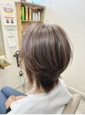 白髪ぼかしハイライト