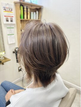 ヘアーアンドメイク ドレス(DRESS) 白髪ぼかしハイライト