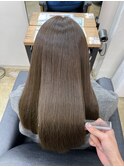 高濃度水素カラー × Olive greige